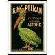 King Pelican, A New Print Of a Vintage Label