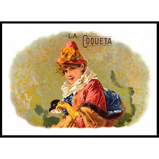 La Coqueta, A New Print Of a Vintage Label