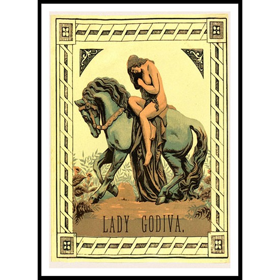 Lady Godiva, A New Print Of a Vintage Label Lady Godiva, A New Print Of a Vintage Label