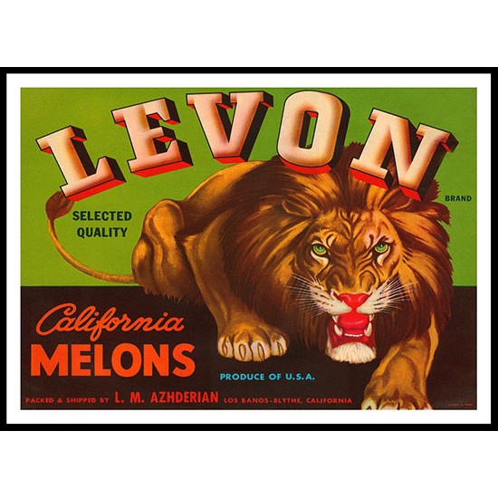 Levon, A New Print Of a Vintage Label