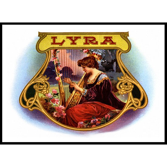 Lyra, A New Print Of a Vintage Label