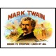 Mark Twain, A New Print Of a Vintage Label