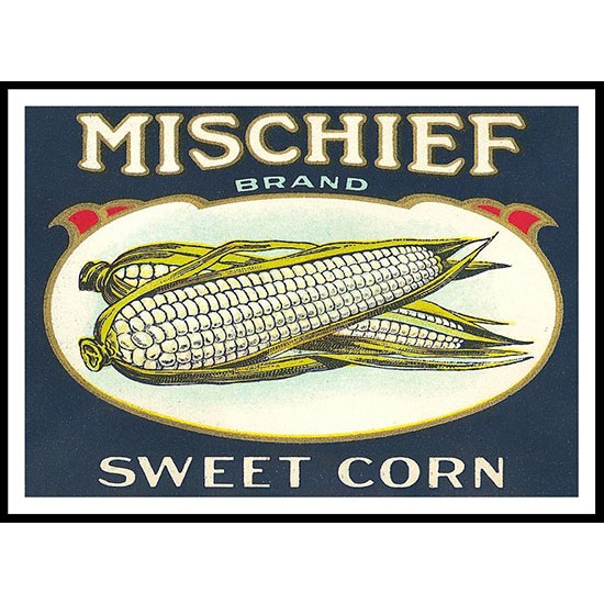 Mischief, A New Print Of a Vintage Label