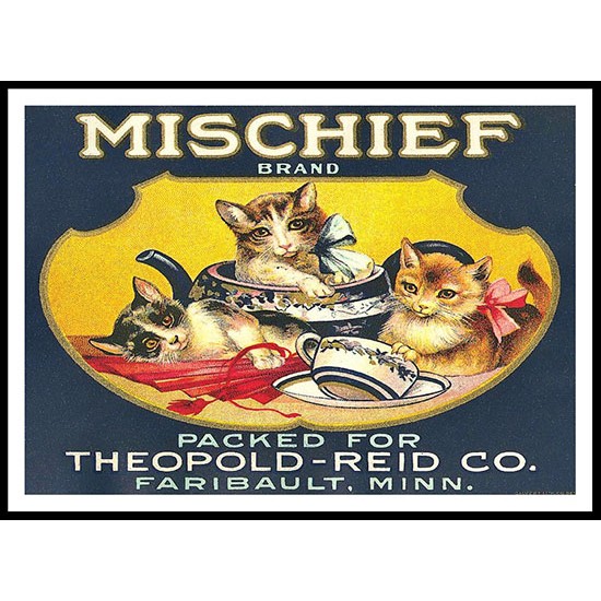 Mischief 2, A New Print Of a Vintage Label