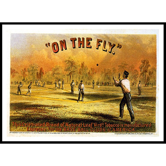 On The Fly 1867, A New Print Of a Vintage Label