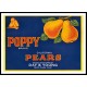 Poppy, A New Print Of a Vintage Label