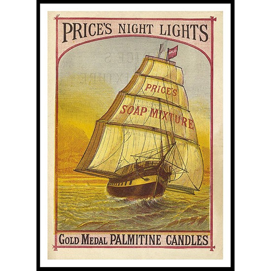 Prices Soap 1880, A New Print Of a Vintage Label