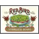 Red Bird, A New Print Of a Vintage Label