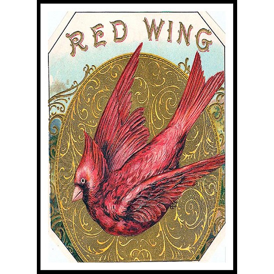 Red Wing 2, A New Print Of a Vintage Label