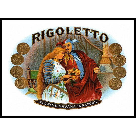 Rigoletto, A New Print Of a Vintage Label