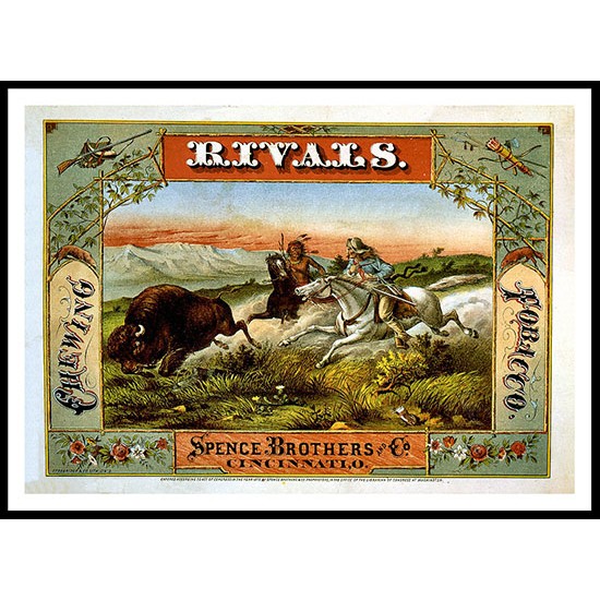 Rivals 1872, A New Print Of a Vintage Label