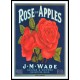 Roase Apples, A New Print Of a Vintage Label