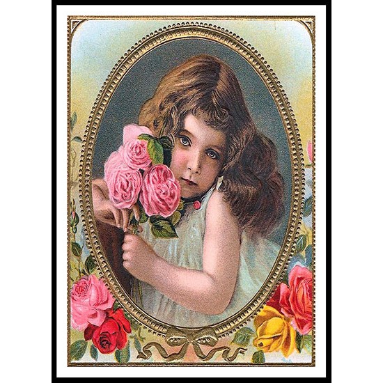 Roses, A New Print Of a Vintage Label