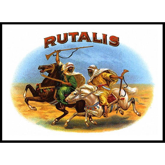 Rutalis, A New Print Of a Vintage Label