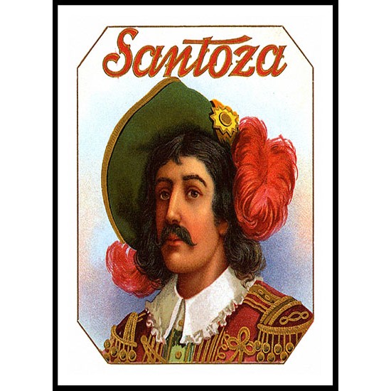 Santoza, A New Print Of a Vintage Label