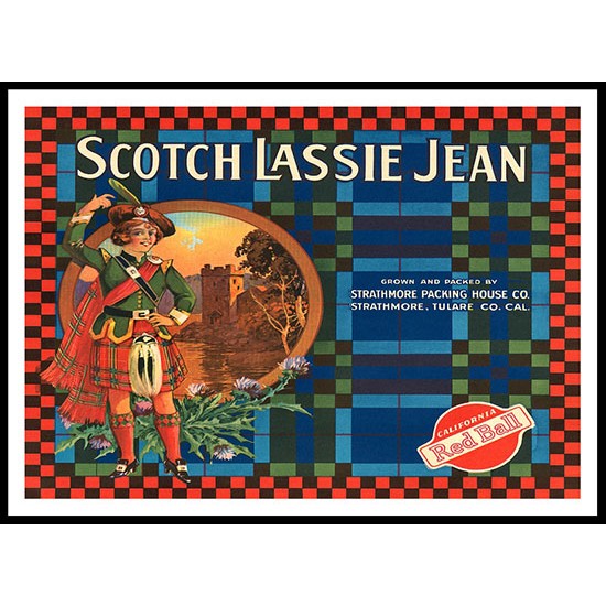 Scotchlassie, A New Print Of a Vintage Label