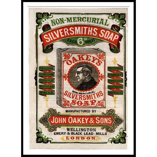 Soap 1870s, A New Print Of a Vintage Label