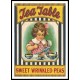 Tea Table Peas, A New Print Of a Vintage Label