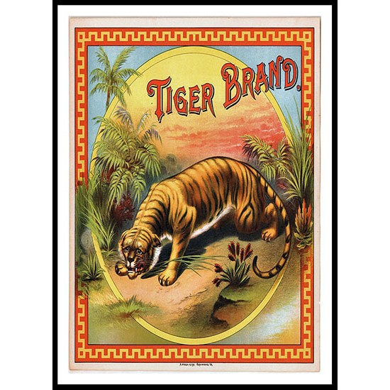 Tiger, A New Print Of a Vintage Label