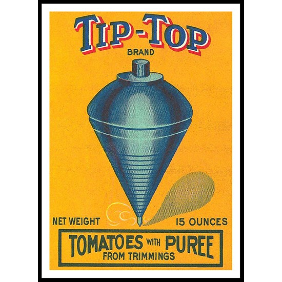 Tip Top, A New Print Of a Vintage Label