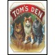 Toms Den, A New Print Of a Vintage Label