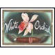 White Orchid, A New Print Of a Vintage Label