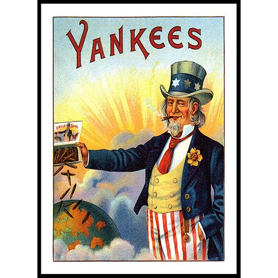 Yankees, A New Print Of a Vintage Label