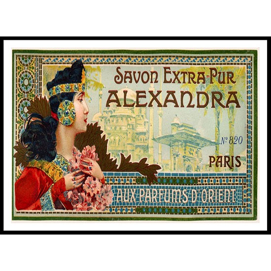 Alexandra, A New Print Of a Vintage Perfume Ad