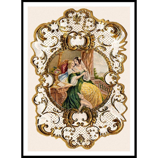 Antique French Perfume Label 6, A New Print Of a Vintage Perfume Ad