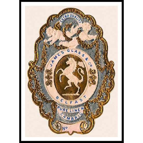 Antique Label 3, A New Print Of a Vintage Perfume Ad