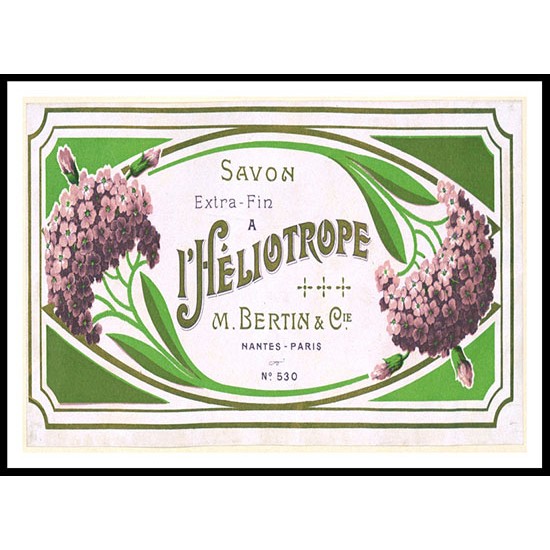 Extra Fin Heliotrope, A New Print Of a Vintage Perfume Ad