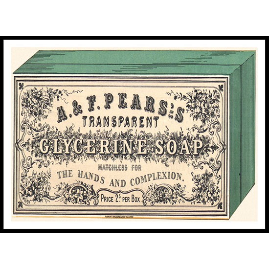 Glycerine Soap, A New Print Of a Vintage Perfume Ad