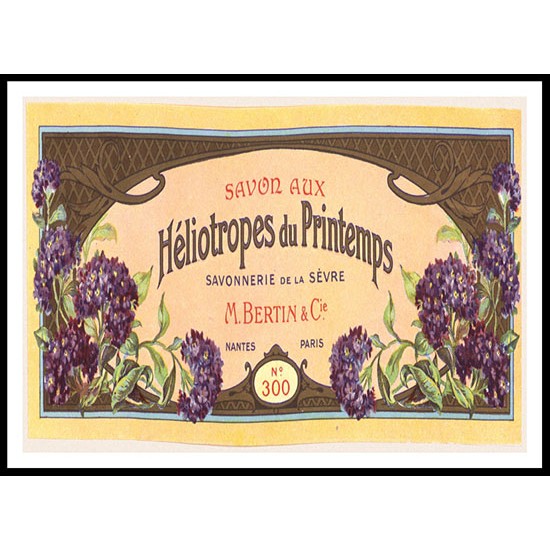 Heliotropesdu Printemps, A New Print Of a Vintage Perfume Ad