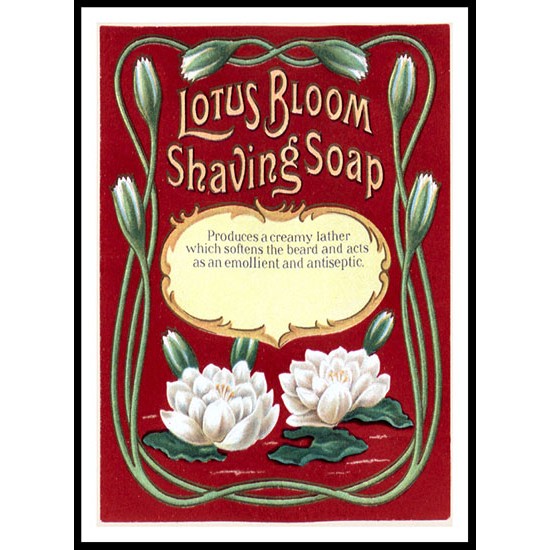 Lotus Bloom, A New Print Of a Vintage Perfume Ad