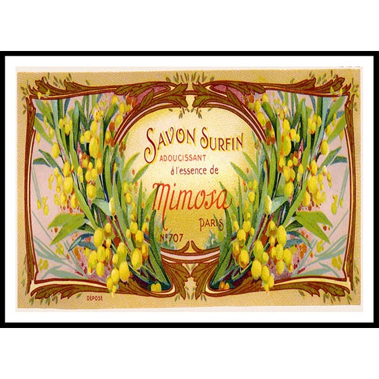 Mimosa, A New Print Of a Vintage Perfume Ad