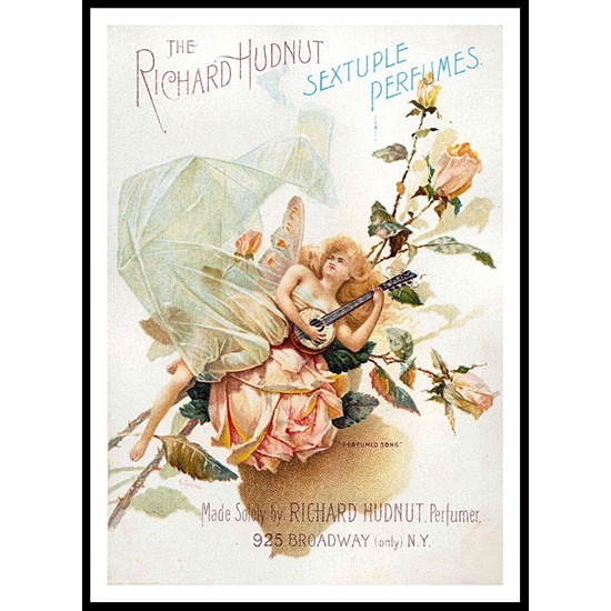 Richard Hudnut Perfumes, A New Print Of a Vintage Perfume Ad