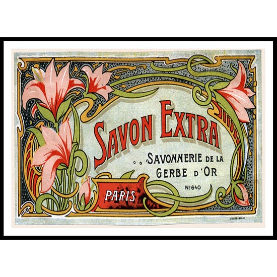 Savon Extra 02, A New Print Of a Vintage Perfume Ad