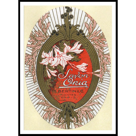 Savon Oria 02, A New Print Of a Vintage Perfume Ad