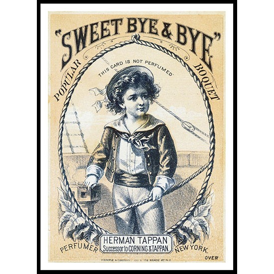 Sweet Bye and Bye, A New Print Of a Vintage Perfume Ad