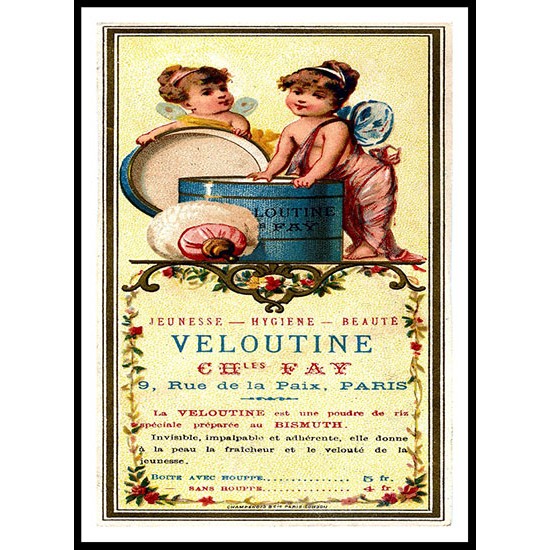 Veloutine, A New Print Of a Vintage Perfume Ad