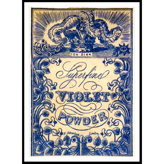 Violet Powder 01, A New Print Of a Vintage Perfume Ad