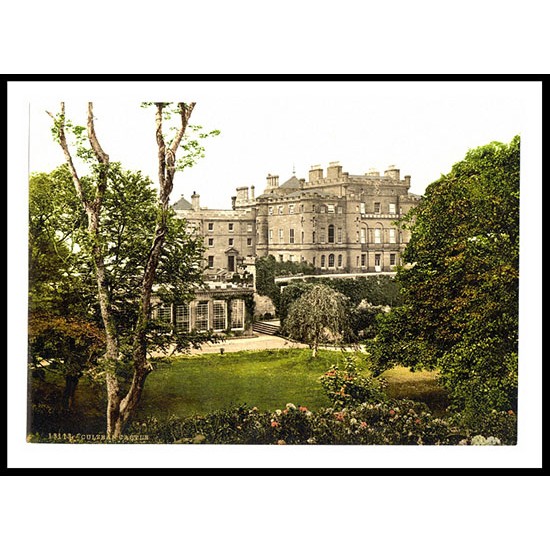 Culzean Thecastle Scotland, A New Print Of A Vintage Scottish Photochrom