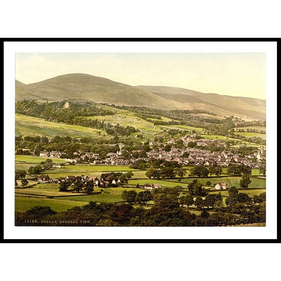 Dollar General View Scotland, A New Print Of A Vintage Scottish Photochrom