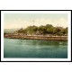 Dunoon Castle Hill Scotland, A New Print Of A Vintage Scottish Photochrom