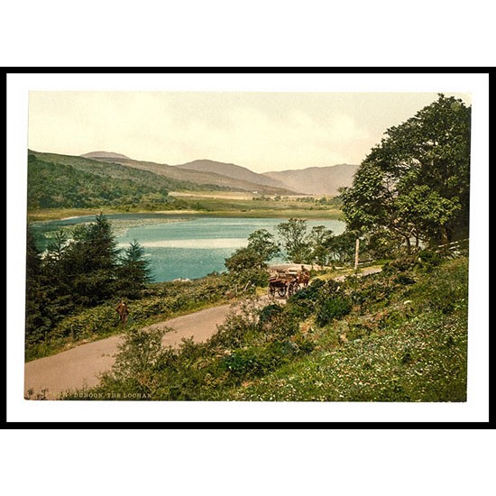 Dunoon The Lochan Scotland, A New Print Of A Vintage Scottish Photochrom