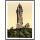 Wallace Statue Stirling - 2, A New Print Of A Vintage Scottish Photochrom