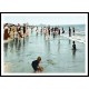 Bathers At Coney Island 1902, A New Print Of A Vintage Beach Scene