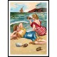 Beach 35, A New Print Of A Vintage Beach Scene