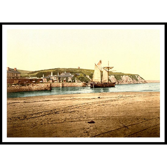 Bude 2, A New Print Of A Vintage Beach Scene