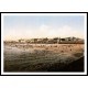 Casino And Beach Cherbourg, A New Print Of A Vintage Beach Scene